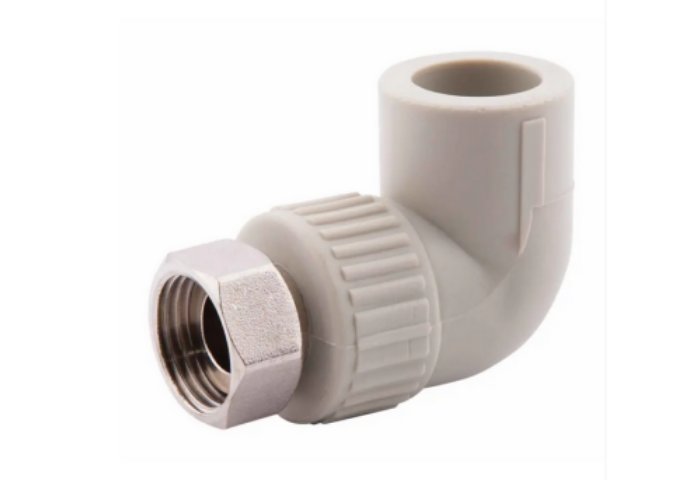 Коліно поліпропіленове PPR Ду 25х3/4" з накидною гайкою Formul